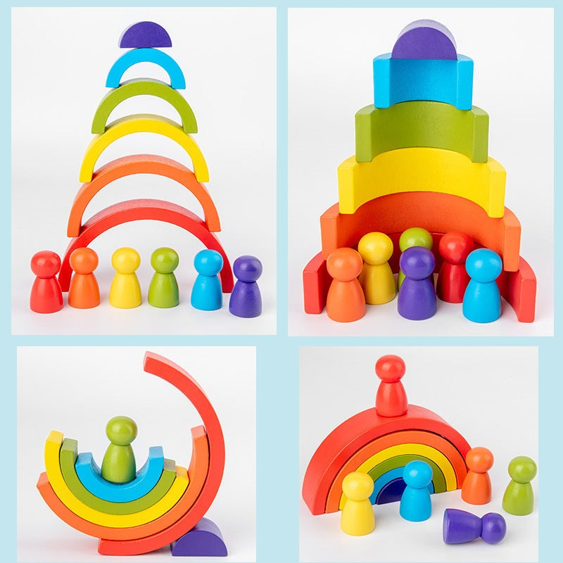 Rainbow arched building blocks Rainbow Building Blocks