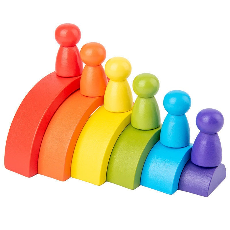 Rainbow arched building blocks Rainbow Building Blocks