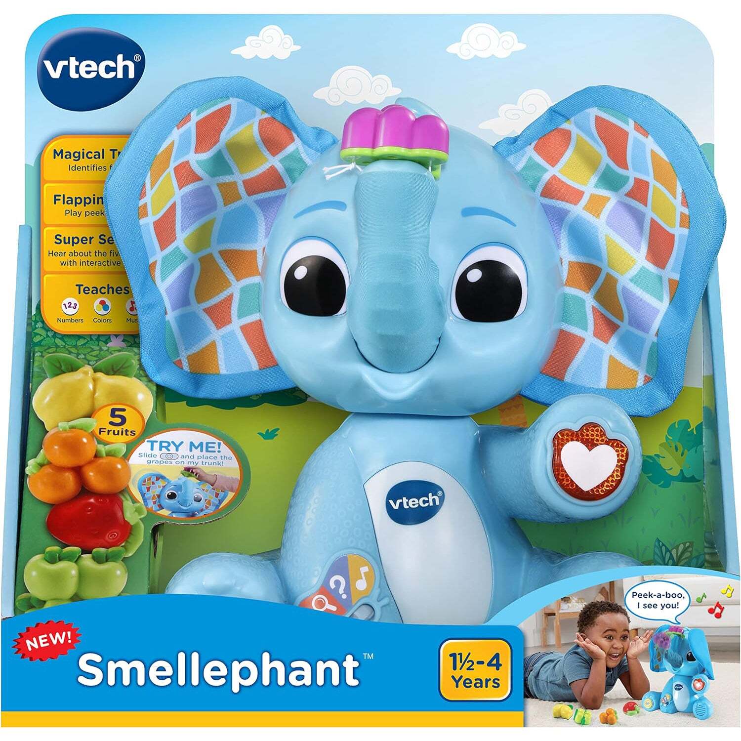 -Boo Flapping Ears - English Version VTech Smellephant: Magical Trunk & Ears