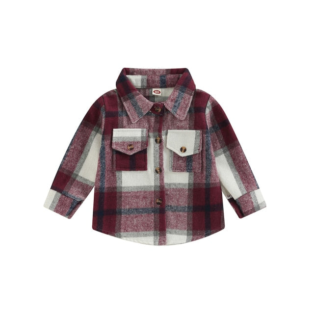 Plaid Patchwork Long Sleeve Plaid Patchwork Long Sleeve