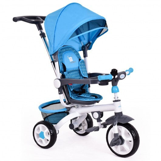 -1 Detachable Baby Stroller Tricycle Detachable Stroller Tricycle - Blue