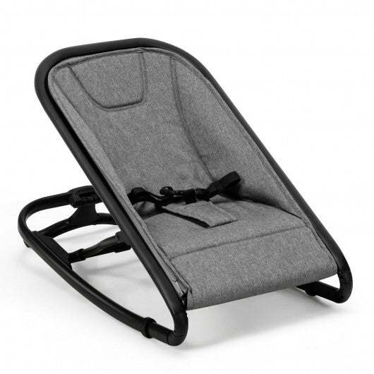 -1 Adjustable Baby Bouncer Adjustable Baby Bouncer and Rocker-Gray