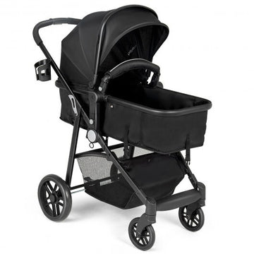 2- Foldable Pushchair - Black