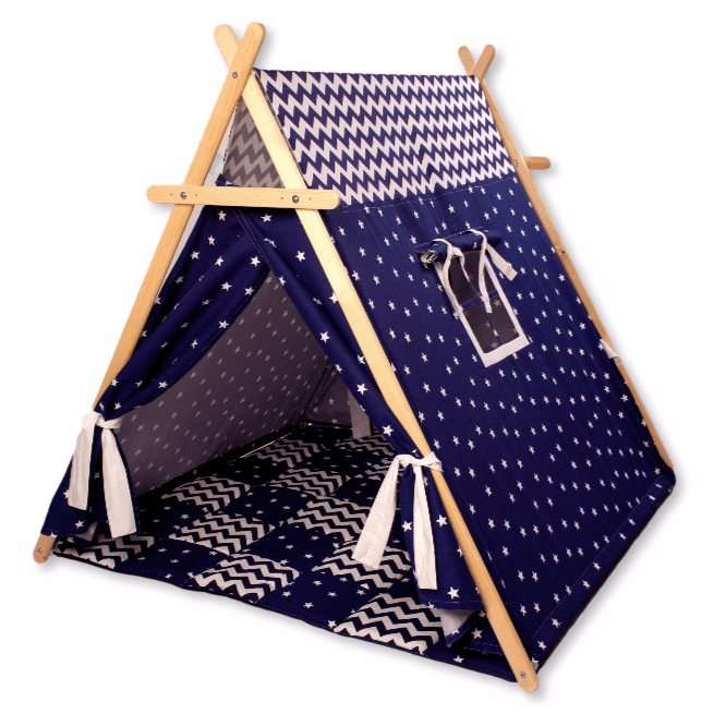 Blue Stars Play Tent and Mat