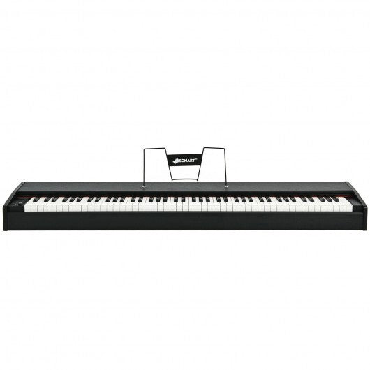 88-Key Full Size Digital Piano Weighted Keyboard Full Size Digital Piano with Sustain Pedal - White