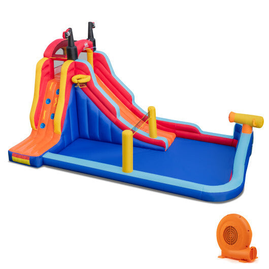 -1 Inflatable Bounce House Inflatable Bounce House with Slides & Pool