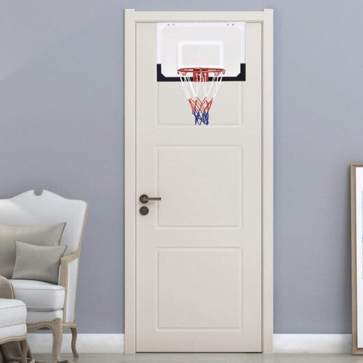 -Door Mini Basketball Hoop Includes Basketball Over-The-Door Mini Basketball Hoop