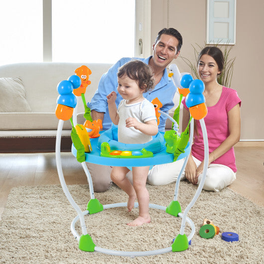 Underwater World Themed Baby Bouncer Bouncer with Developmental Toys