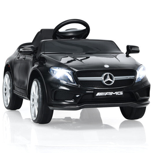 12V Electric Kids Ride 12V Kids Ride-On Car with Remote Control-Black