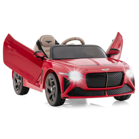 12V Battery Powered Licensed Bentley Bacalar Kids Ride- 12V Kids Ride-On Bentley Bacalar Racer Car-Red