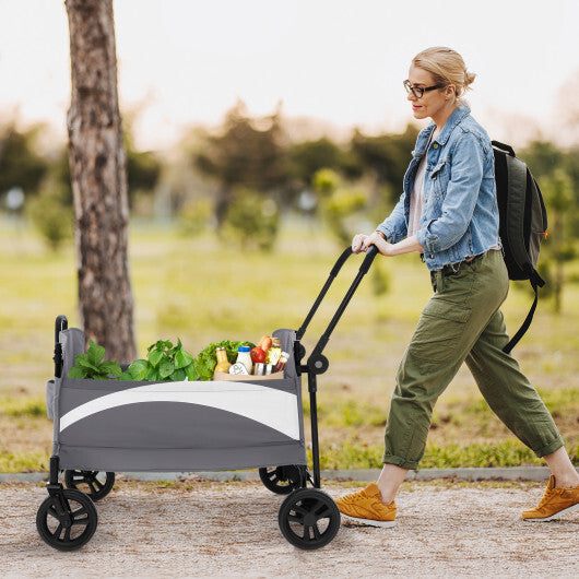 2-Seat Stroller Wagon Two-Seat Stroller Wagon - Gray