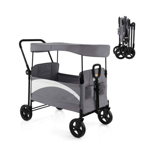 2-Seat Stroller Wagon Two-Seat Stroller Wagon - Gray