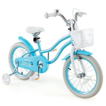 14/16/18 Inch Kids Bike Bike with Dual Brakes-Blue