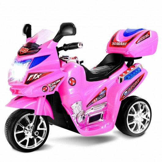 3 Wheel Kids 6V Battery Powered Electric Toy Motorcycle-pink - Color 3 Wheel Kids 6V Battery Powered Electric Toy Motorcycle-pink - Color: 