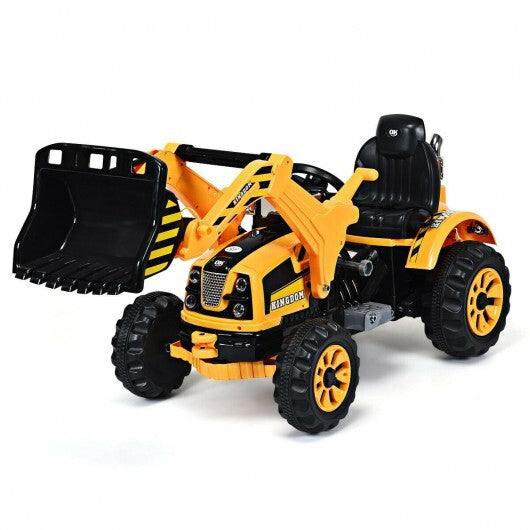 Battery Powered Kids Ride 12V Kids Ride-On Dumper Truck-Yellow