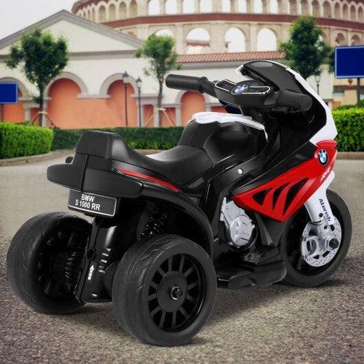 6V Kids 3 Wheels Riding BMW Licensed Electric Motorcycle-Red - Color 6V Kids 3-Wheel BMW Motorcycle-Red