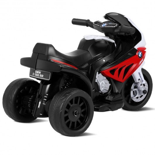 6V Kids 3 Wheels Riding BMW Licensed Electric Motorcycle-Red - Color 6V Kids 3-Wheel BMW Motorcycle-Red