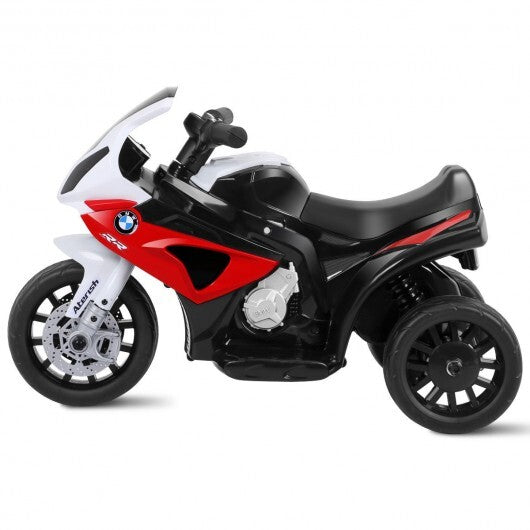 6V Kids 3 Wheels Riding BMW Licensed Electric Motorcycle-Red - Color 6V Kids 3-Wheel BMW Motorcycle-Red