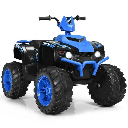 12V Kids Ride 12V Kids Ride on ATV with LED Lights and Treaded Tires and LED lights-