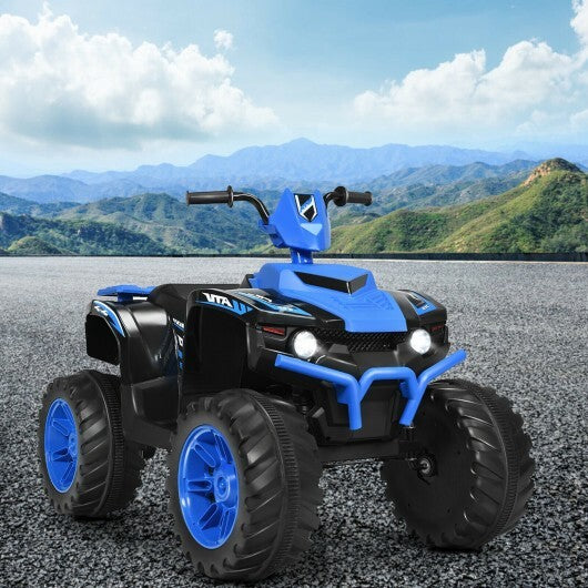 12V Kids Ride 12V Kids Ride on ATV with LED Lights and Treaded Tires and LED lights-