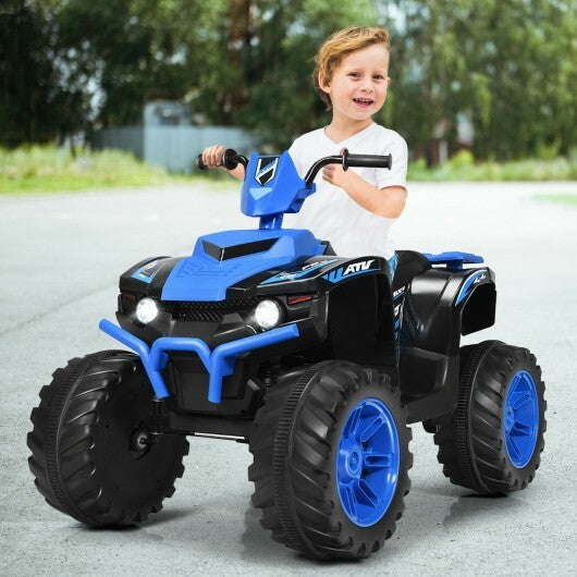 12V Kids Ride 12V Kids Ride on ATV with LED Lights and Treaded Tires and LED lights-