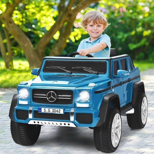 12V Licensed Mercedes-Benz Kids Ride 12V Kids Ride-On Mercedes-Benz Car-Navy