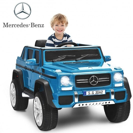 12V Licensed Mercedes-Benz Kids Ride 12V Kids Ride-On Mercedes-Benz Car-Navy