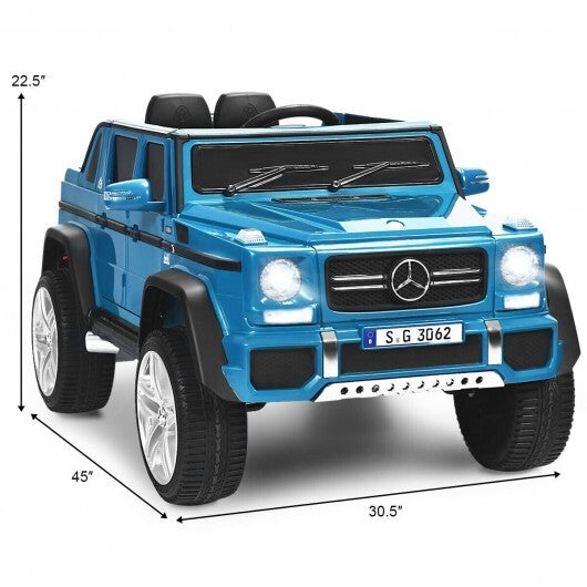 12V Licensed Mercedes-Benz Kids Ride 12V Kids Ride-On Mercedes-Benz Car-Navy