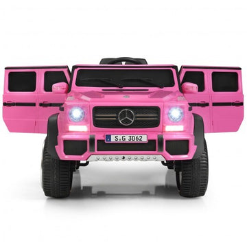 12V Licensed Mercedes-Benz Kids Ride 12V Kids Ride-On Mercedes-Benz Car-Pink