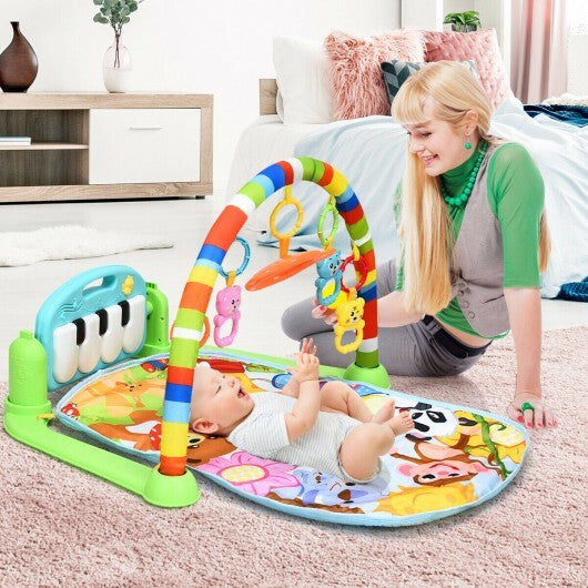 Play Piano Gym Activity Play Mat Piano Gym Play Mat