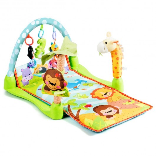 -1 Baby Play Gym Mat 4-in-1 Baby Play Gym Mat with Hanging Toys