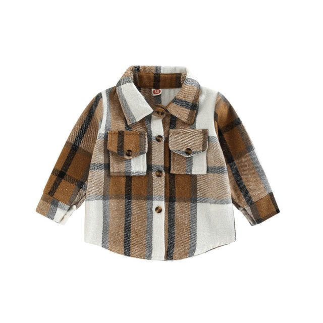 Plaid Patchwork Long Sleeve Plaid Patchwork Long Sleeve