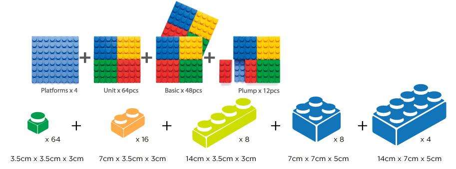 Soft Building Blocks Platforms & Building Sets Soft Building Blocks