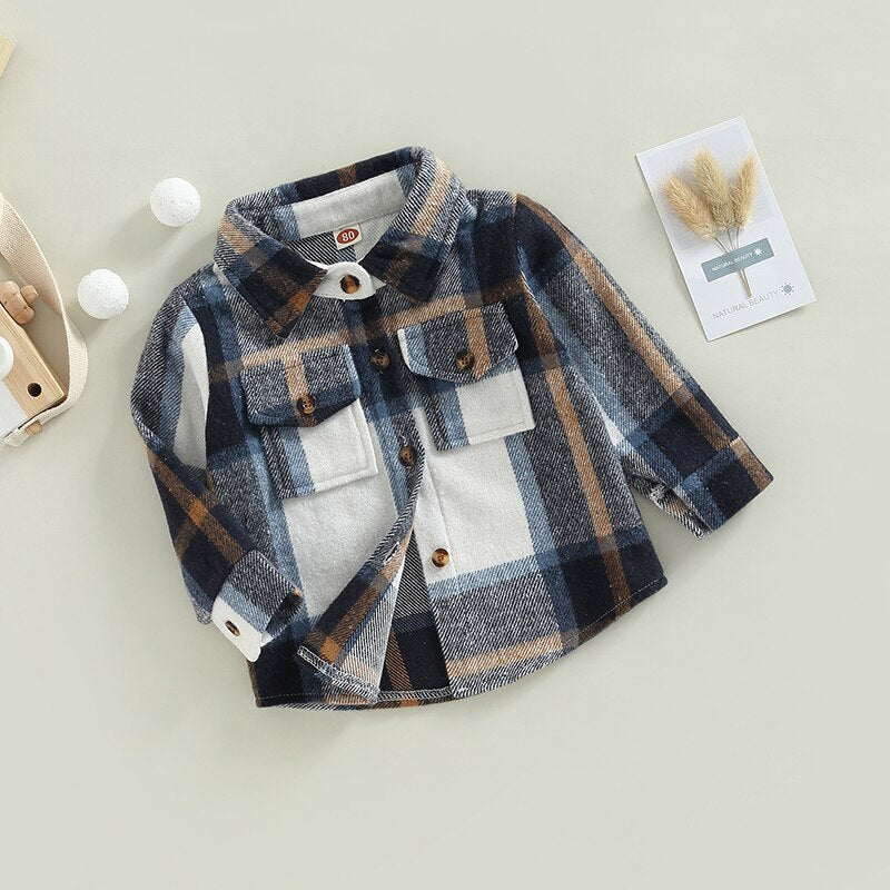 Plaid Patchwork Long Sleeve Plaid Patchwork Long Sleeve