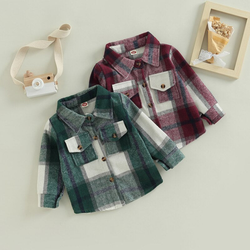 Plaid Patchwork Long Sleeve Plaid Patchwork Long Sleeve