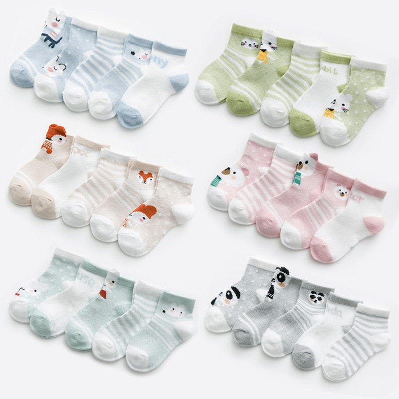 Cotton Mesh Socks